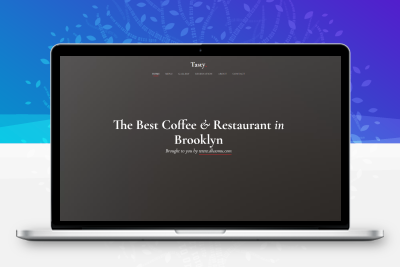 tasty咖啡和餐厅响应式精美html5网站模板源码缩略图