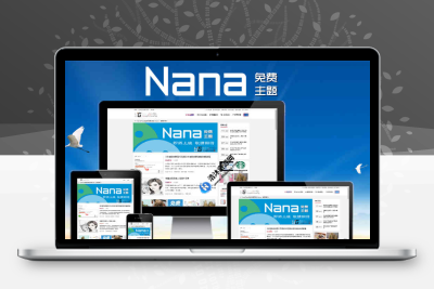 WordPress模版免费清新Nana主题响应式博客杂志图片三合一源码缩略图