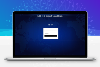 蓝色NB-IOT数据大脑大屏登录页模版源码缩略图